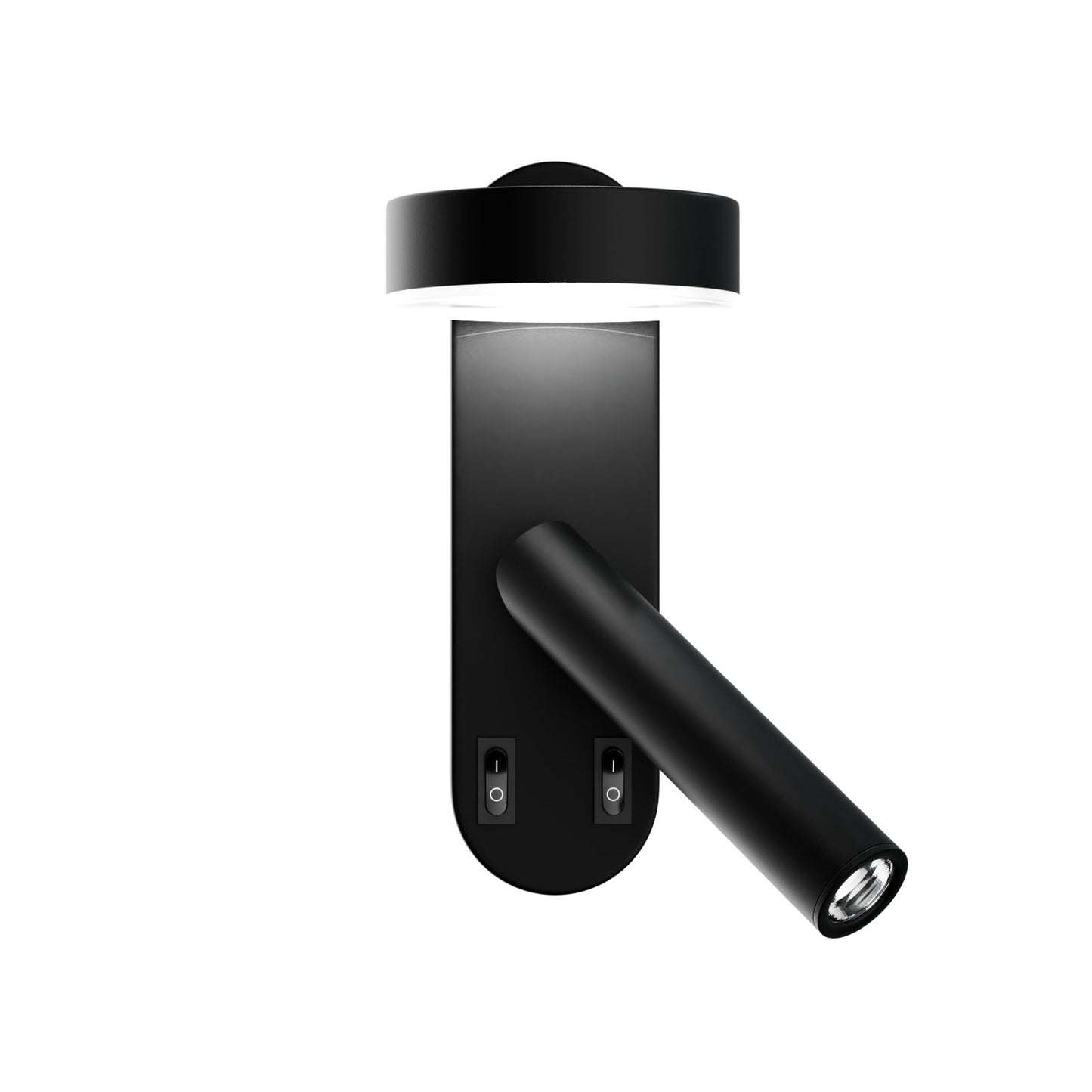 Φωτιστικό Τοίχου LED 8W 4000K Μαύρο 12x12.5x30