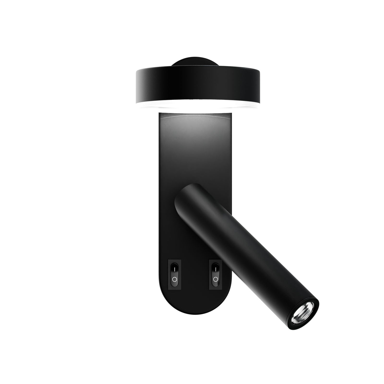 Φωτιστικό Τοίχου LED 8W 4000K Μαύρο 12x12.5x30