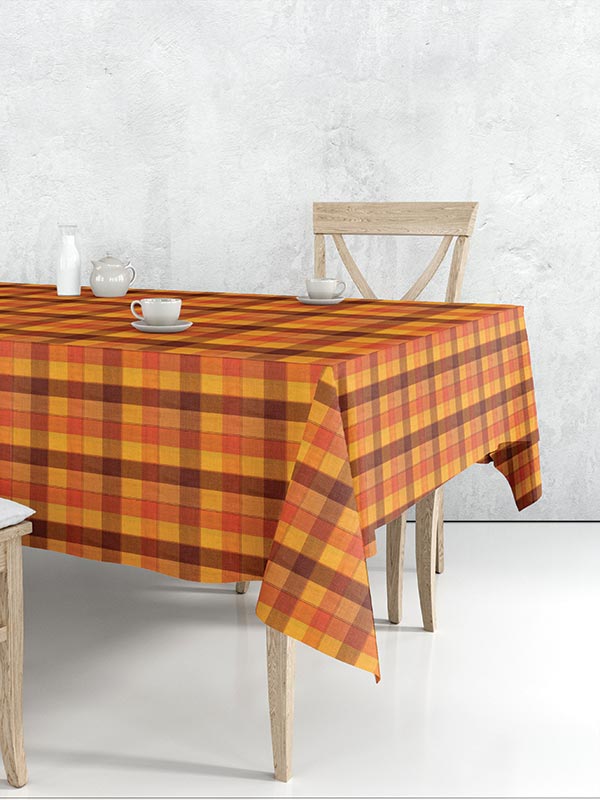 Τραπεζομάντηλο 6997 Orange 140x140εκ