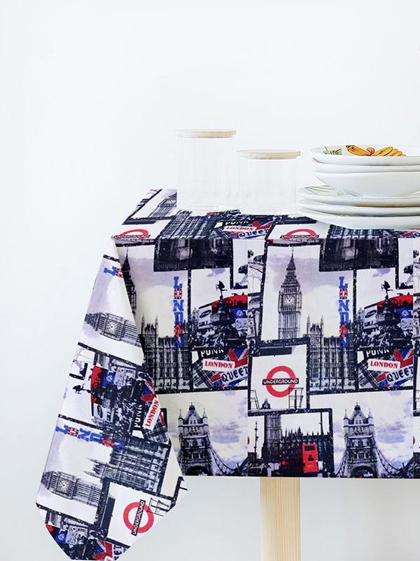 Τραπεζομάντηλο London 140x140εκ