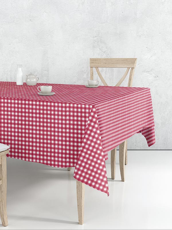 Τραπεζομάντηλο 5467 Red 140x180εκ