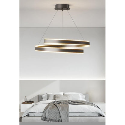 Φωτιστικό LED Μαύρο 3CCT Dimmable by Remote Control 60W 5450lm