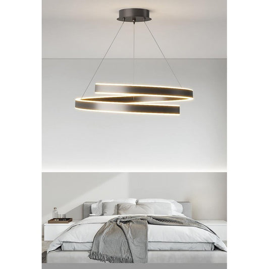 Φωτιστικό LED Μαύρο 3CCT Dimmable by Remote Control 60W 5450lm