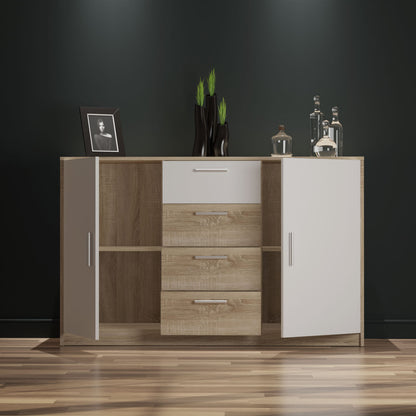 Μπουφές Rico Λευκό-Σονόμα 145x45x90