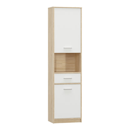 Στήλη Letto σε Oak - Λευκό Ματ Απόχρωση 50,2x34,3x195
