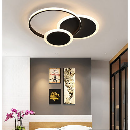 Φωτιστικό Οροφής LED Μαύρο 3CCT Dimmable by Remote Control 42W 3800lm