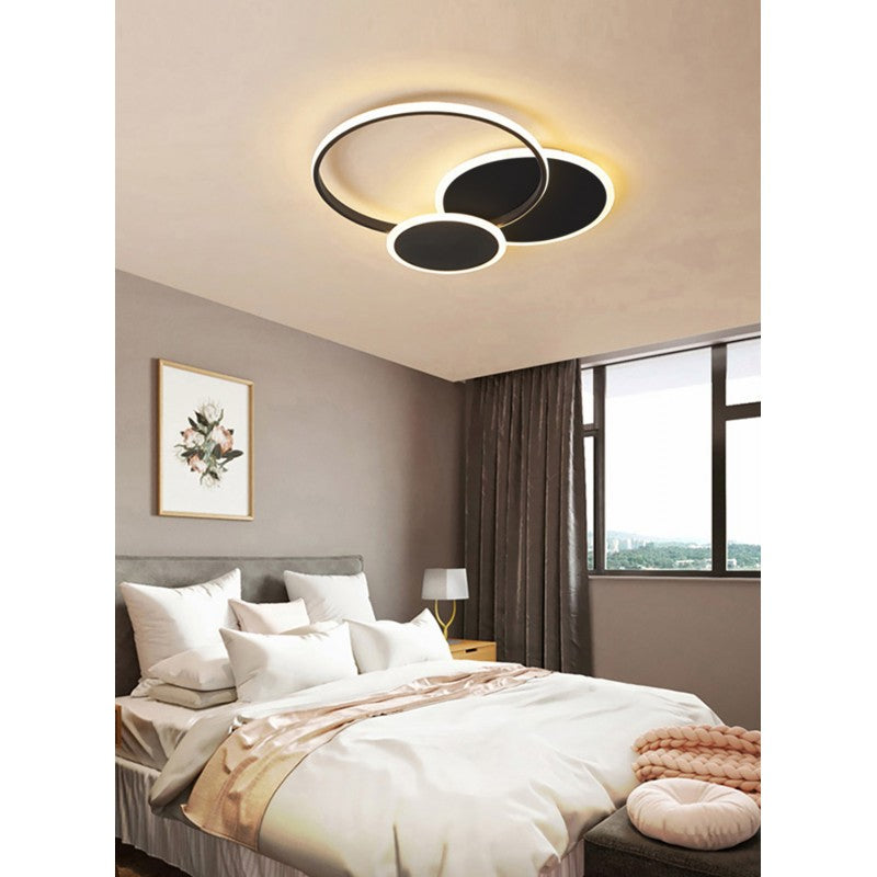 Φωτιστικό Οροφής LED Μαύρο 3CCT Dimmable by Remote Control 42W 3800lm