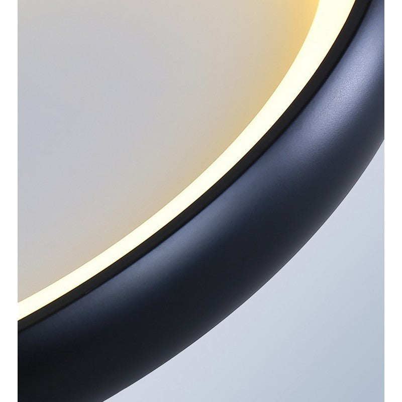 Φωτιστικό Οροφής LED Μαύρο 3CCT Dimmable by Remote Control 40W 3650lm