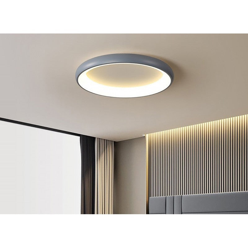 Φωτιστικό Οροφής LED Γκρι 3CCT Dimmable by Remote Control 40W 3650lm