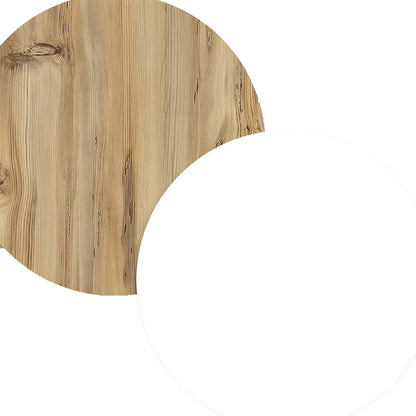 Τραπέζι Σαλονιού Thunder Sonoma-Λευκό 90x60x31.5