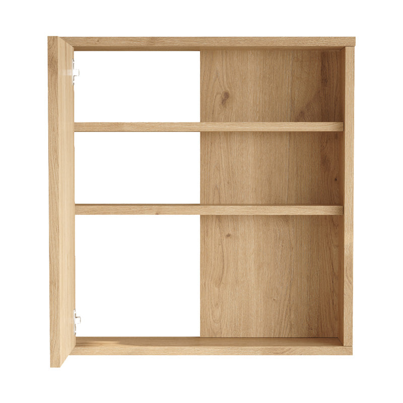 Ντουλάπι Μπάνιου Bagno με Καθρέπτη σε Φυσική Απόχρωση 60x14.5x63.6