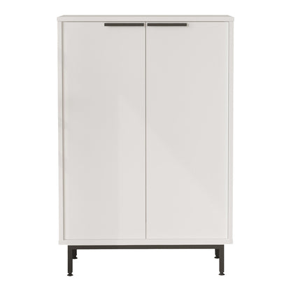 Παπουτσοθήκη Kinga 5 Ραφιών σε Λευκή Απόχρωση 72x35.5x105.6