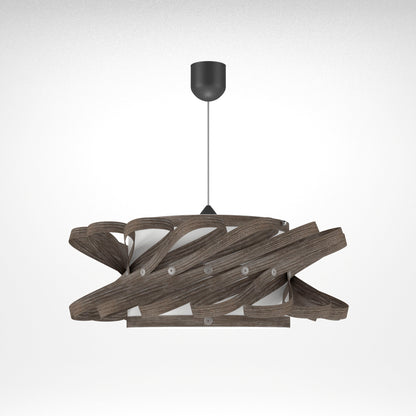 Φωτιστικό Κρεμαστό Majorka Μονόφωτο Γκρι (PP-PVC) Ε27 58x58x80