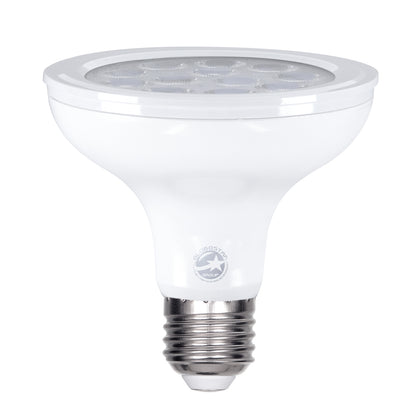 60090 Λάμπα LED E27 PAR30 Σποτ 12W 1200lm 36° AC 220-240V IP20 Φ9.5 x Υ9.5cm Ψυχρό Λευκό 6000K Dimmable