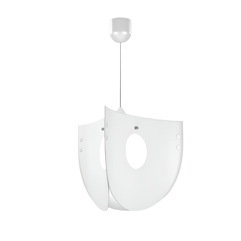 Φωτιστικό Κρεμαστό Chios Μονόφωτο Λευκό (PP-PVC) Ε27 58x58x80