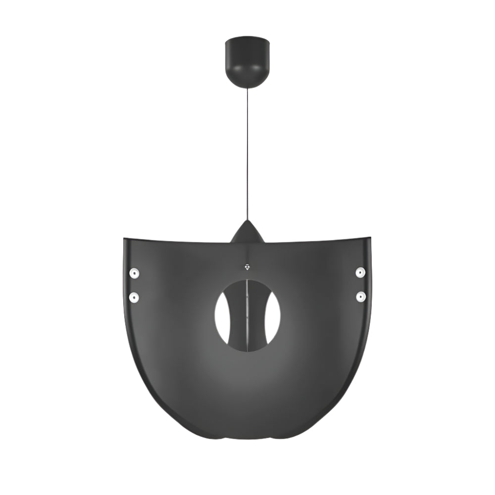 Φωτιστικό Κρεμαστό Chios Μονόφωτο Μαύρο (PP-PVC) Ε27 58x58x80