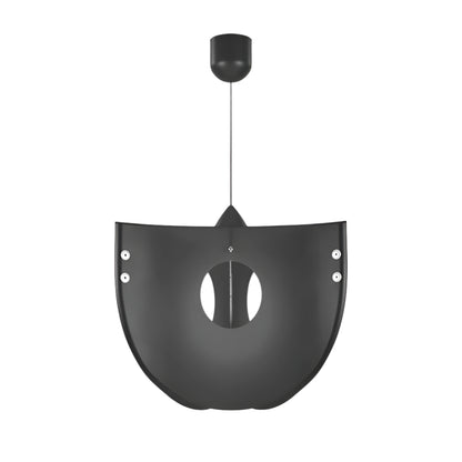 Φωτιστικό Κρεμαστό Chios Μονόφωτο Μαύρο (PP-PVC) Ε27 58x58x80