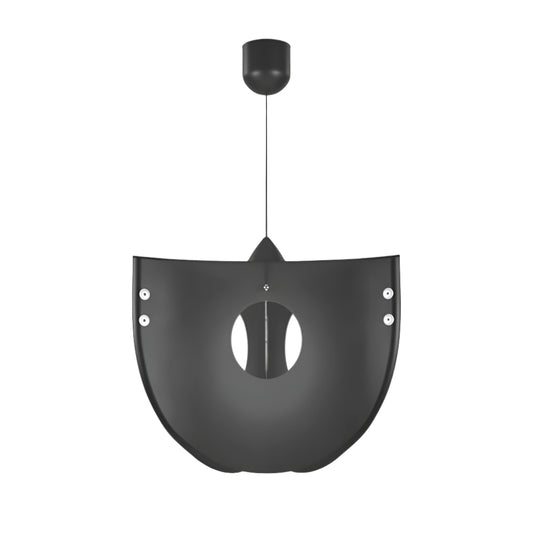 Φωτιστικό Κρεμαστό Chios Μονόφωτο Μαύρο (PP-PVC) Ε27 58x58x80