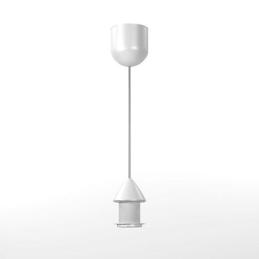 Καλώδιο Μονόφωτο Λευκό 80εκ Ε27