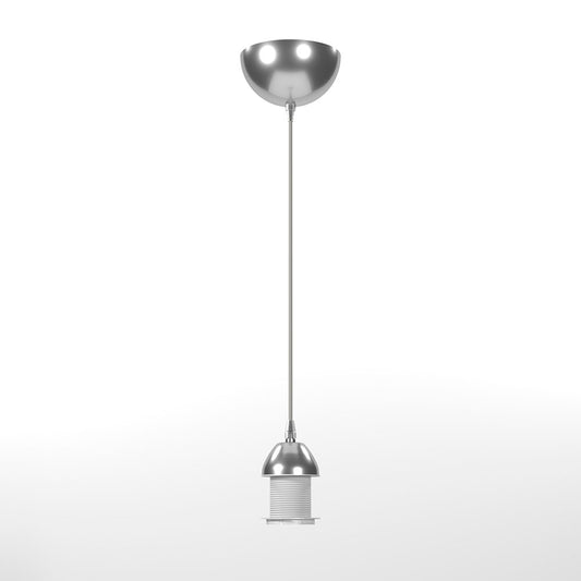 Καλώδιο Μονόφωτο Υφασμάτινο Γκρι 150εκ Ε27