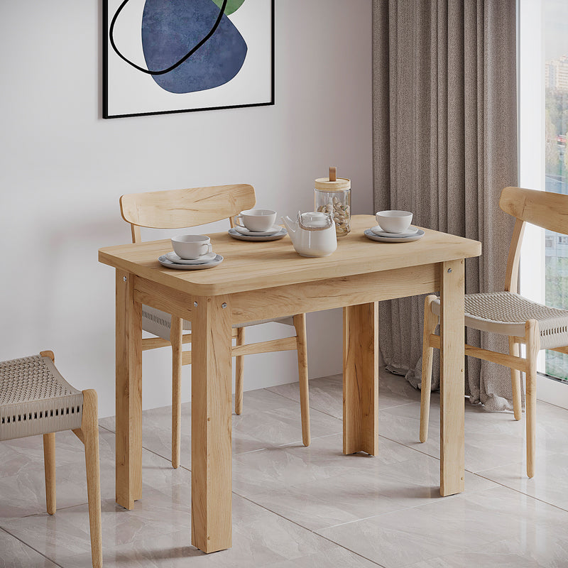 Τραπέζι Celeste Μελαμίνης σε Oak Απόχρωση 100x60x73.5