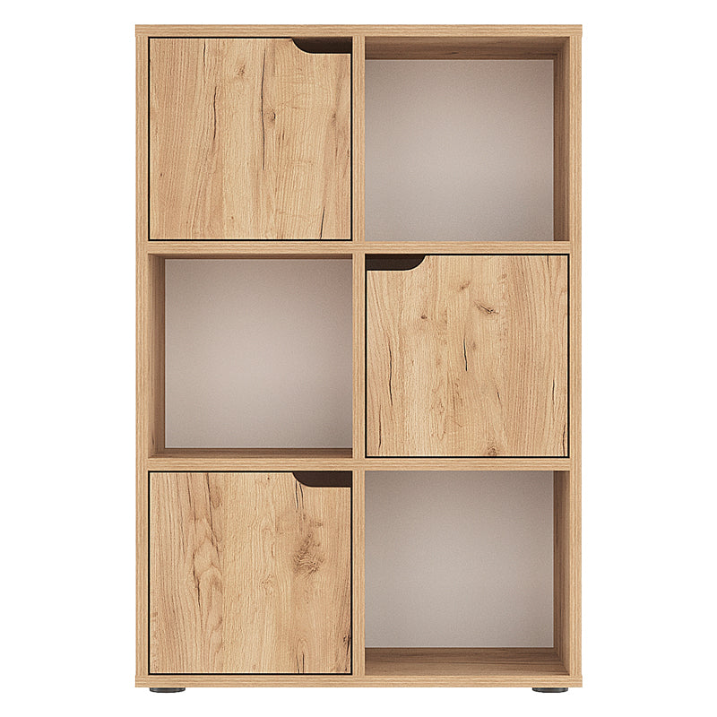 Βιβλιοθήκη Bookel Μελαμίνης σε Oak Απόχρωση 59.5x27.5x89