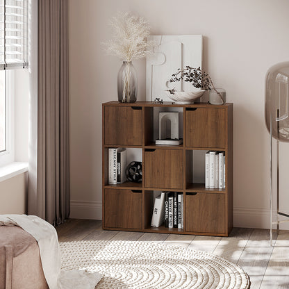 Βιβλιοθήκη Bookel σε Καρυδί Απόχρωση 88.5x27.5x89.3