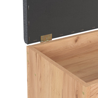 Έπιπλο Εισόδου-Σκαμπό-Παπουτσοθήκη Oriental σε Oak Απόχρωση 100x37.2x50