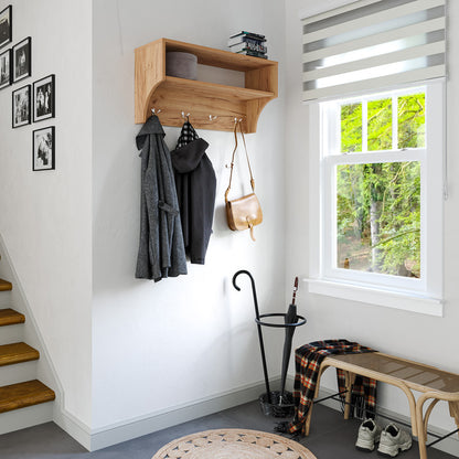 Κρεμάστρα Crosta σε Oak Απόχρωση 80x28x40