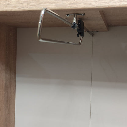 Ντουλάπα Δίφυλλη Top Mix Σονόμα με Καθρέπτη 60x33x183