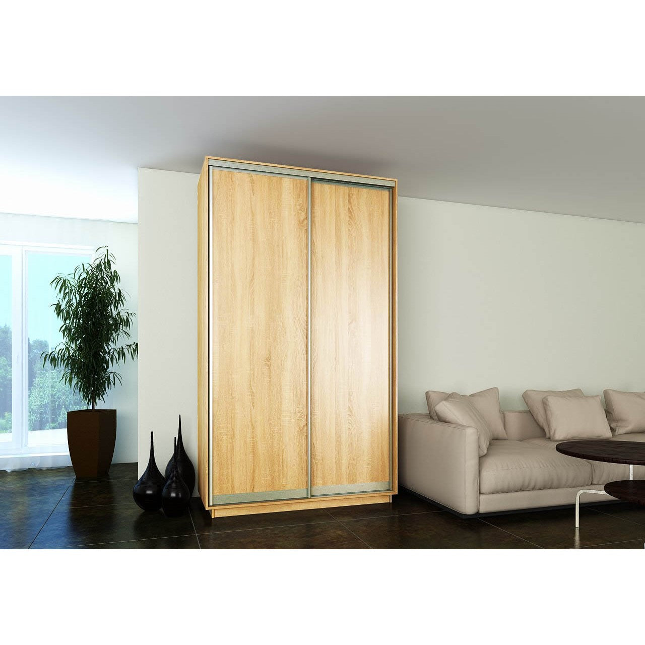 Ντουλάπα Diamont Χρυσό Δρυς 150x60x220