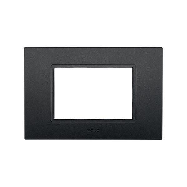 ΠΛΑΙΣΙΟ 3 ΘΕΣΕΩΝ ΜΑΥΡΟ LEON