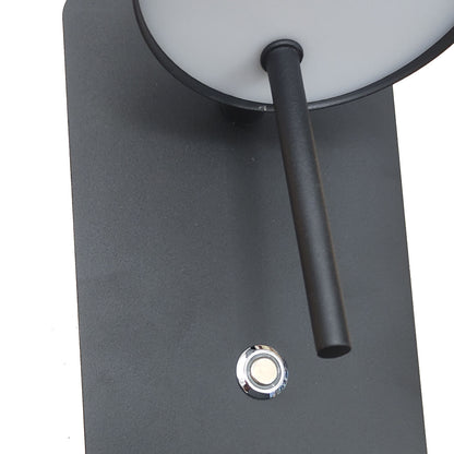 Φωτιστικό Τοίχου LED 3W 3000K Μαύρο 12x16.5x22.5