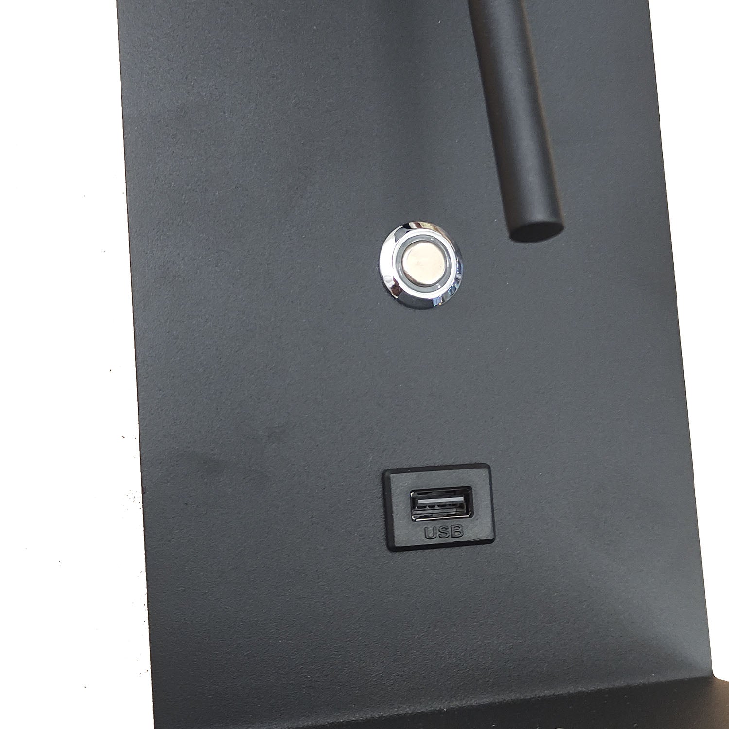 Φωτιστικό Τοίχου LED 3W 3000K Μαύρο 12x16.5x22.5