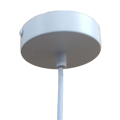 Κρεμαστό Μονόφωτο Φωτιστικό Ψάθα Ε27 Φ45x100