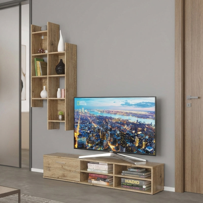 Σύνθετο Σαλονιού Sarona Oak 150x35x160