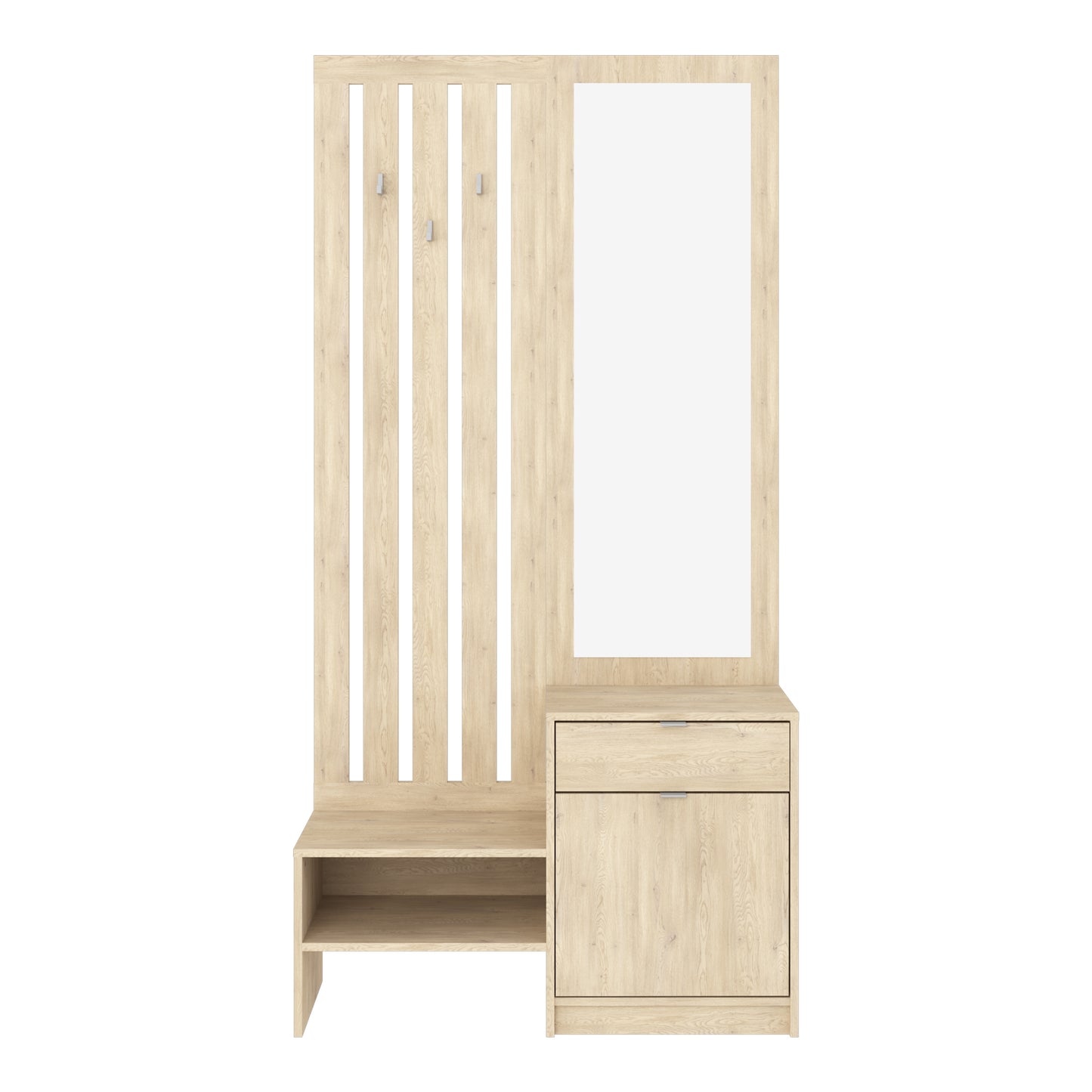 Hallway Furniture with Mirror Citra Sonoma 100x34.3x199.5