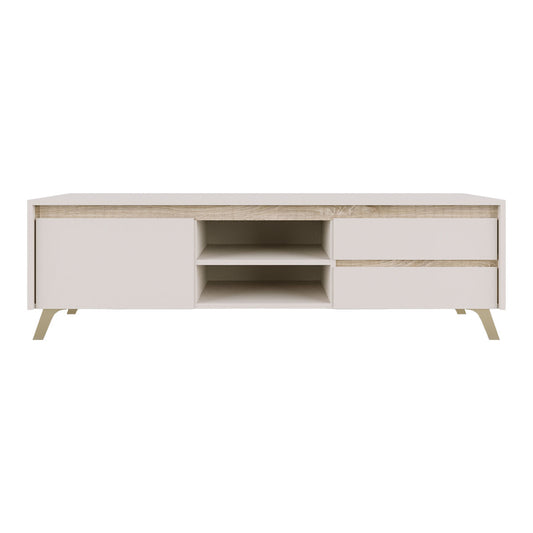 Έπιπλο Τηλεόρασης Belka Κρεμ με Oak 155x45x53,6