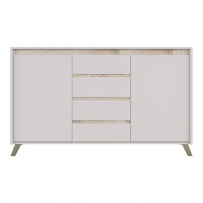 Buffet Belka Cream with Oak 155x45x93.7