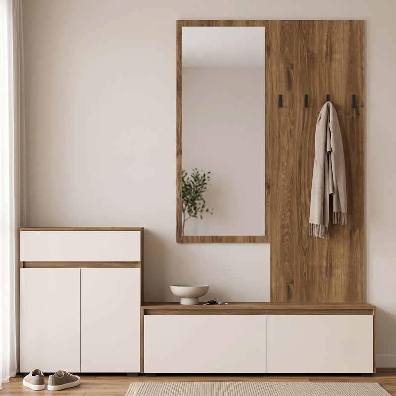 Έπιπλο Εισόδου Ansia Καρυδί Oak 210x44,7x175