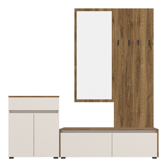 Έπιπλο Εισόδου Ansia Καρυδί Oak 210x44,7x175