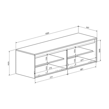 Έπιπλο Εισόδου Ansia Καρυδί Oak 210x44,7x175