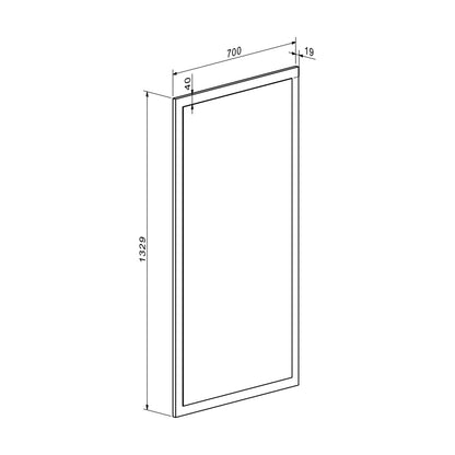 Έπιπλο Εισόδου Ansia Καρυδί Oak 210x44,7x175