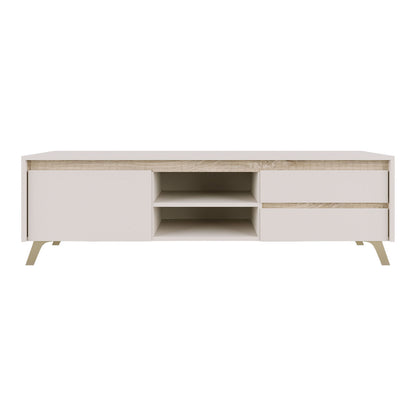 Σύνθετο Σαλονιού Belka Κρεμ με Oak 210,6x45x152,6