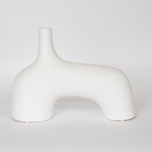 ΒΑΖΟ ΚΕΡΑΜΙΚΟ ΑΣΠΡΟ 34x10x25