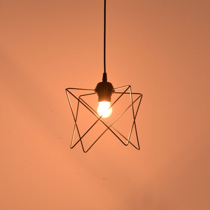 Φωτιστικό Οροφής Langit Ε27 Μέταλλο Μαύρο 18x18x65