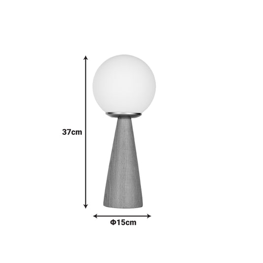 Επιτραπέζιο Φωτιστικό Seziko Ε27 σε Φυσική Απόχρωση Φ15x37