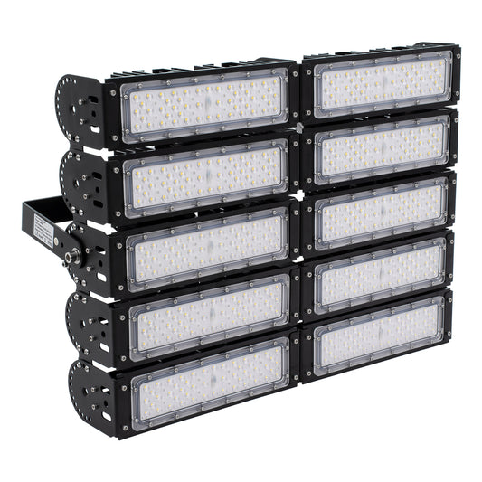 GOLIATH 90104 LED Προβολέας Γηπέδου - Φωτιστικό Tunnel 500W 80000LM 75°*135° AC 100-277V IP65 - Ψυχρό Λευκό 5000K - MeanWell Driver & LumiLEDs Chip