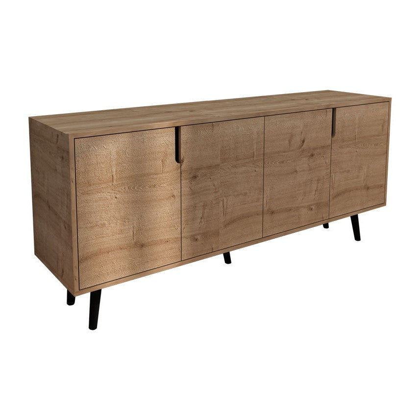 Μπουφές Sennan Μελαμίνης Oak 180x45x80