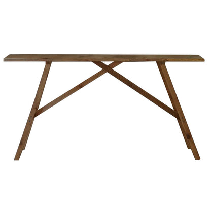 Κονσόλα Roosevelt Καρυδί Ξύλο Πεύκου 35mm Καρυδί 119x29x80